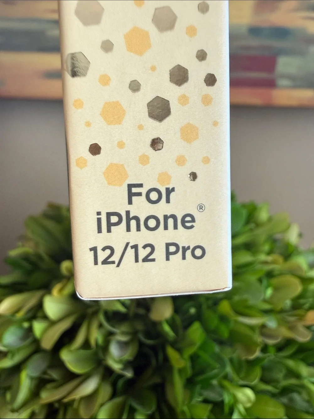 MERKURY INNOVATIONS ✨GOLD-TONE FLOATING GLITTER✨ iPhone 12/12 PRO CASE🌟BNIB🌟